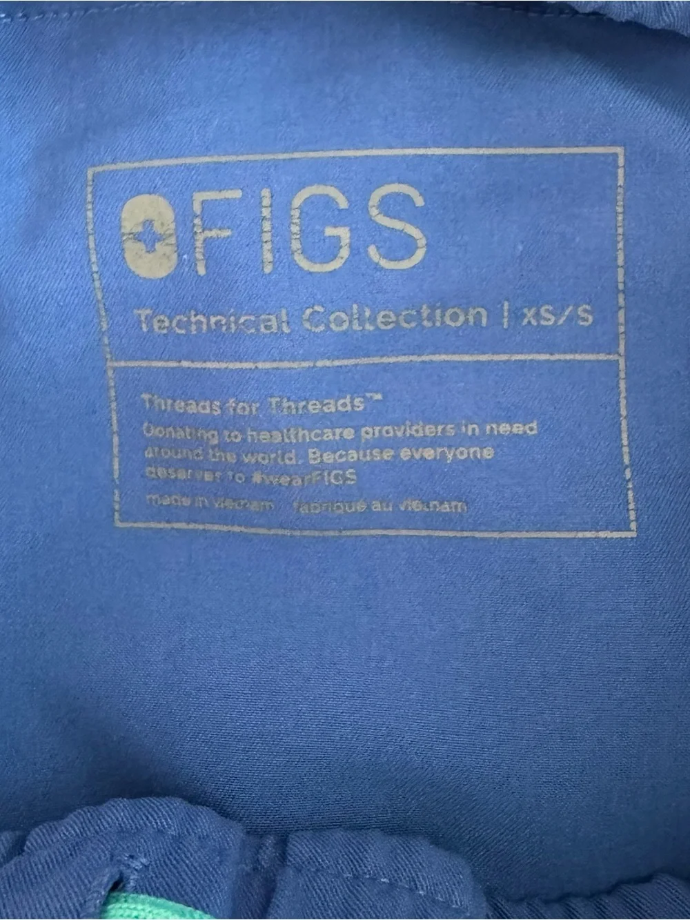 FIGS Tansen Jogger Scrub Pants XS / S Men’s‎ Blue MXXSW2004 Medical Workwear